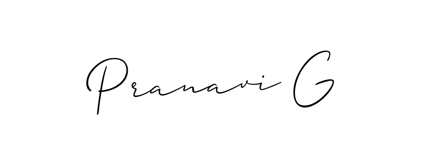 Best and Professional Signature Style for Pranavi G. Allison_Script Best Signature Style Collection. Pranavi G signature style 2 images and pictures png