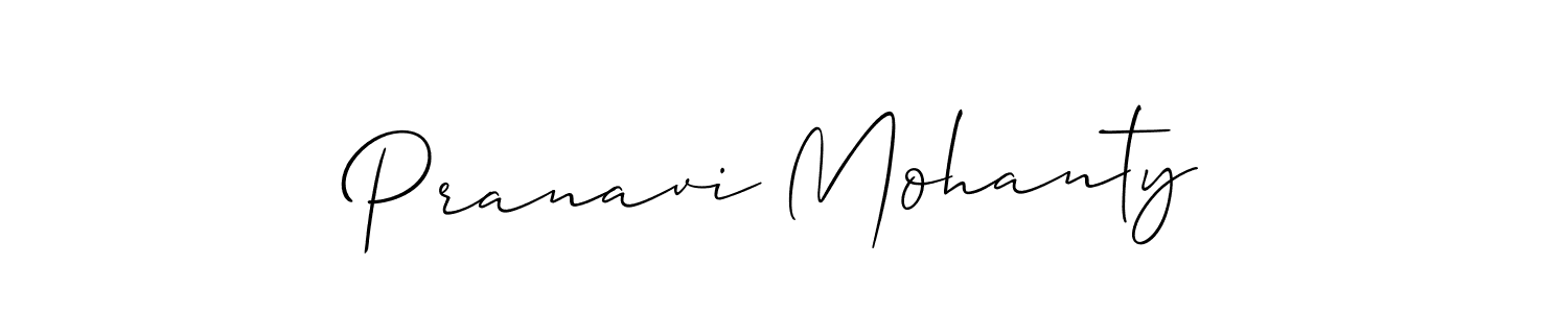 Also we have Pranavi Mohanty name is the best signature style. Create professional handwritten signature collection using Allison_Script autograph style. Pranavi Mohanty signature style 2 images and pictures png