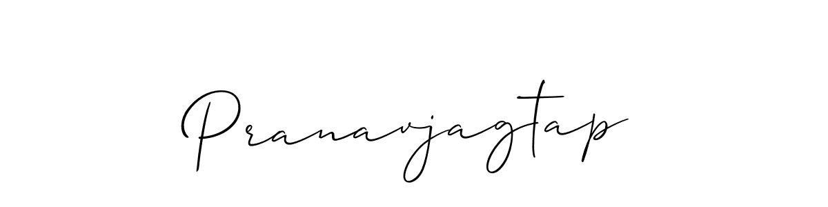 Create a beautiful signature design for name Pranavjagtap. With this signature (Allison_Script) fonts, you can make a handwritten signature for free. Pranavjagtap signature style 2 images and pictures png