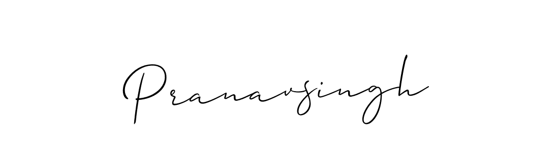 It looks lik you need a new signature style for name Pranavsingh. Design unique handwritten (Allison_Script) signature with our free signature maker in just a few clicks. Pranavsingh signature style 2 images and pictures png