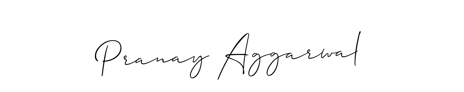 Make a short Pranay Aggarwal signature style. Manage your documents anywhere anytime using Allison_Script. Create and add eSignatures, submit forms, share and send files easily. Pranay Aggarwal signature style 2 images and pictures png