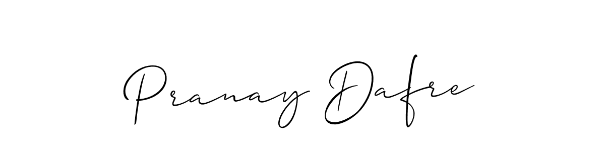 Make a short Pranay Dafre signature style. Manage your documents anywhere anytime using Allison_Script. Create and add eSignatures, submit forms, share and send files easily. Pranay Dafre signature style 2 images and pictures png