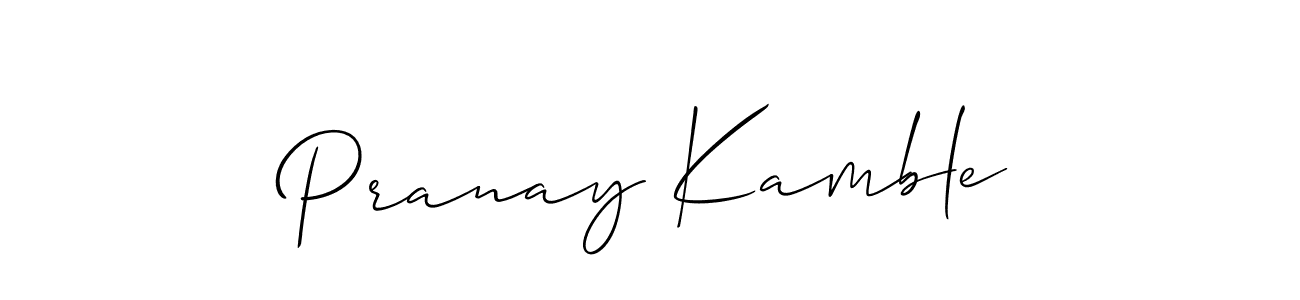 This is the best signature style for the Pranay Kamble name. Also you like these signature font (Allison_Script). Mix name signature. Pranay Kamble signature style 2 images and pictures png