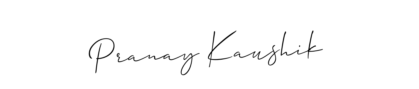 How to Draw Pranay Kaushik signature style? Allison_Script is a latest design signature styles for name Pranay Kaushik. Pranay Kaushik signature style 2 images and pictures png