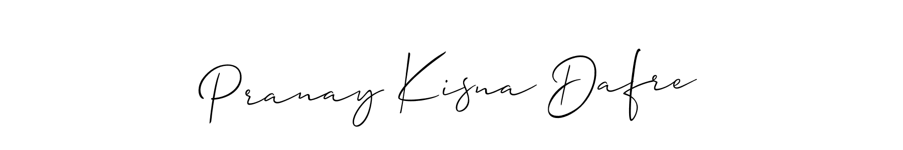 Design your own signature with our free online signature maker. With this signature software, you can create a handwritten (Allison_Script) signature for name Pranay Kisna Dafre. Pranay Kisna Dafre signature style 2 images and pictures png