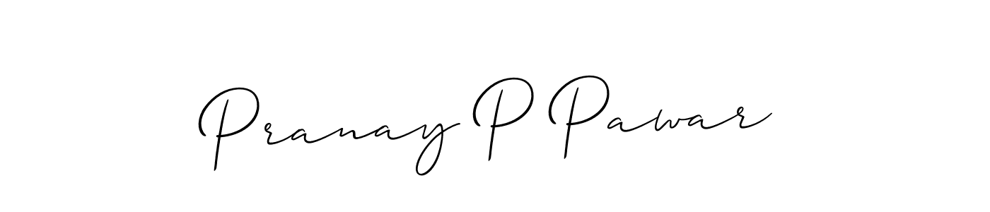 Also You can easily find your signature by using the search form. We will create Pranay P Pawar name handwritten signature images for you free of cost using Allison_Script sign style. Pranay P Pawar signature style 2 images and pictures png