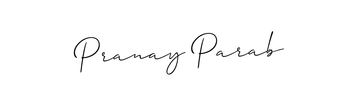 Make a beautiful signature design for name Pranay Parab. Use this online signature maker to create a handwritten signature for free. Pranay Parab signature style 2 images and pictures png