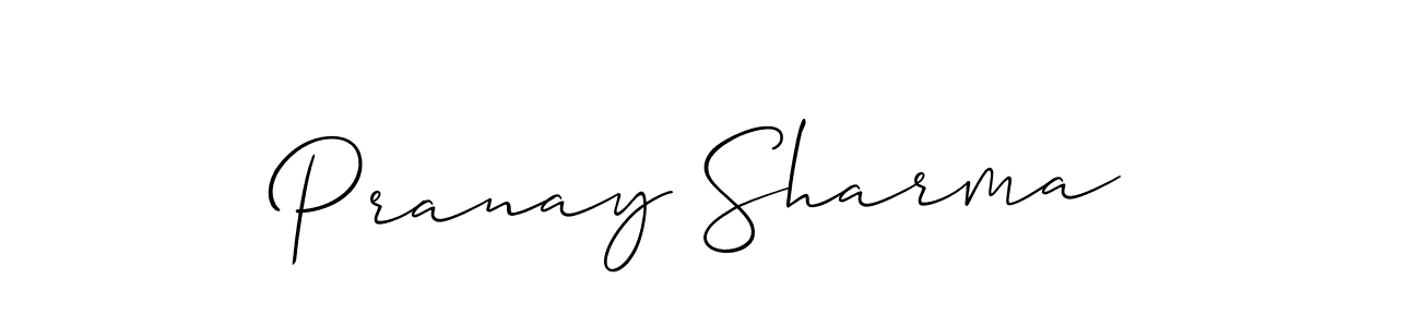 if you are searching for the best signature style for your name Pranay Sharma. so please give up your signature search. here we have designed multiple signature styles  using Allison_Script. Pranay Sharma signature style 2 images and pictures png