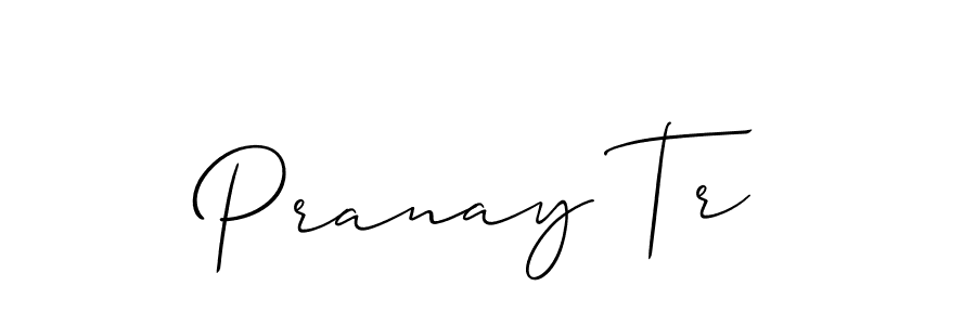 How to Draw Pranay Tr signature style? Allison_Script is a latest design signature styles for name Pranay Tr. Pranay Tr signature style 2 images and pictures png