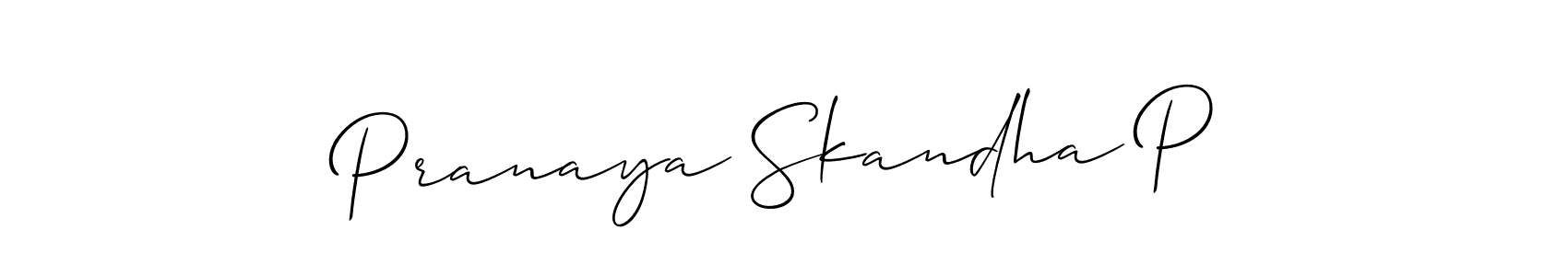 Once you've used our free online signature maker to create your best signature Allison_Script style, it's time to enjoy all of the benefits that Pranaya Skandha P name signing documents. Pranaya Skandha P signature style 2 images and pictures png