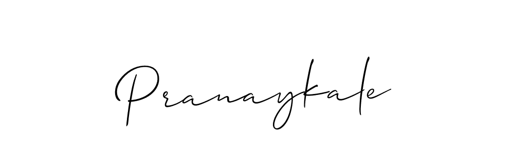 Also You can easily find your signature by using the search form. We will create Pranaykale name handwritten signature images for you free of cost using Allison_Script sign style. Pranaykale signature style 2 images and pictures png