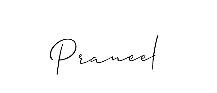 Similarly Allison_Script is the best handwritten signature design. Signature creator online .You can use it as an online autograph creator for name Praneel. Praneel signature style 2 images and pictures png