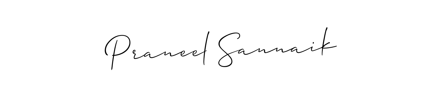 Similarly Allison_Script is the best handwritten signature design. Signature creator online .You can use it as an online autograph creator for name Praneel Sannaik. Praneel Sannaik signature style 2 images and pictures png