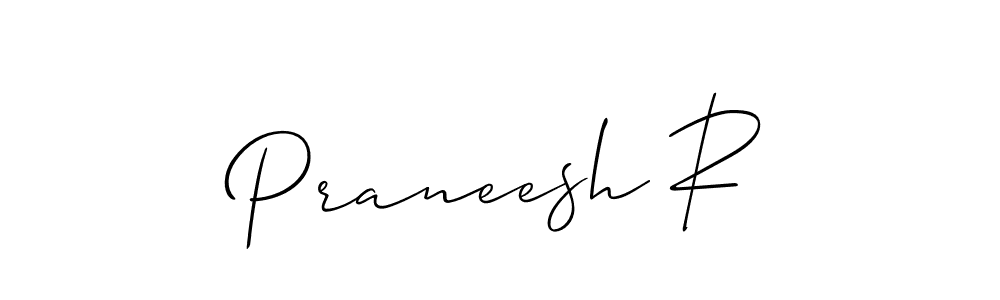 Best and Professional Signature Style for Praneesh R. Allison_Script Best Signature Style Collection. Praneesh R signature style 2 images and pictures png