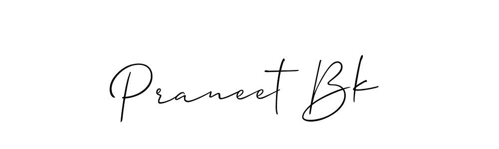 Similarly Allison_Script is the best handwritten signature design. Signature creator online .You can use it as an online autograph creator for name Praneet Bk. Praneet Bk signature style 2 images and pictures png