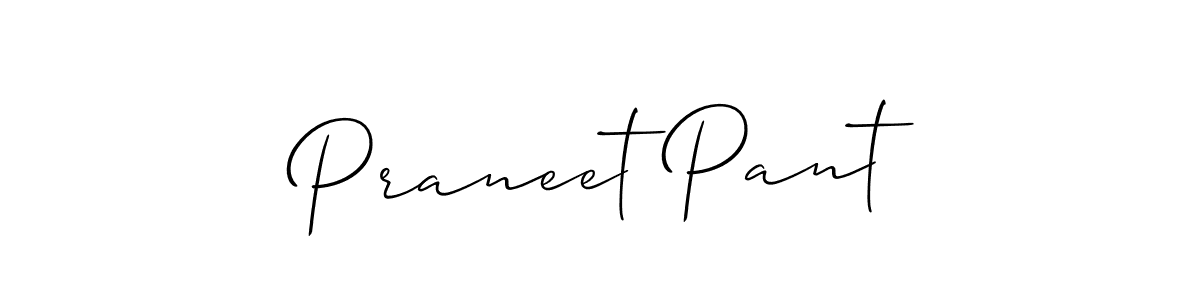 Similarly Allison_Script is the best handwritten signature design. Signature creator online .You can use it as an online autograph creator for name Praneet Pant. Praneet Pant signature style 2 images and pictures png