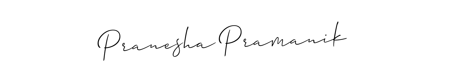 How to Draw Pranesha Pramanik signature style? Allison_Script is a latest design signature styles for name Pranesha Pramanik. Pranesha Pramanik signature style 2 images and pictures png