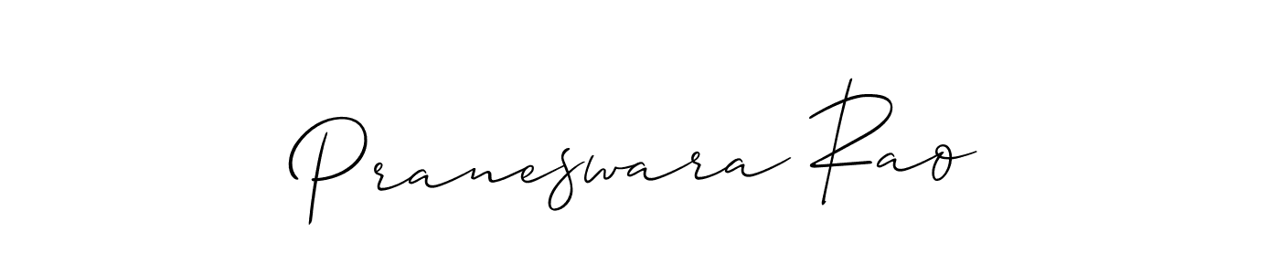 Also You can easily find your signature by using the search form. We will create Praneswara Rao name handwritten signature images for you free of cost using Allison_Script sign style. Praneswara Rao signature style 2 images and pictures png