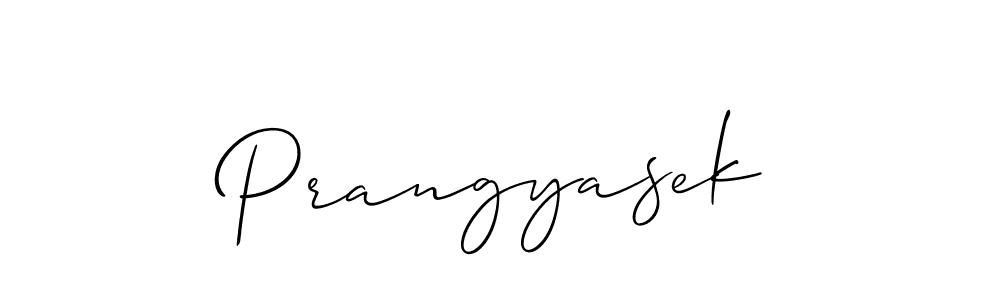 Once you've used our free online signature maker to create your best signature Allison_Script style, it's time to enjoy all of the benefits that Prangyasek name signing documents. Prangyasek signature style 2 images and pictures png
