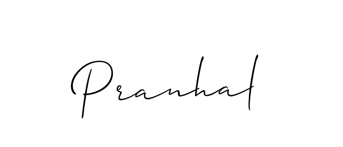 Also You can easily find your signature by using the search form. We will create Pranhal name handwritten signature images for you free of cost using Allison_Script sign style. Pranhal signature style 2 images and pictures png