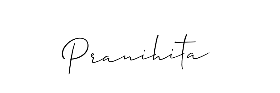 Similarly Allison_Script is the best handwritten signature design. Signature creator online .You can use it as an online autograph creator for name Pranihita. Pranihita signature style 2 images and pictures png