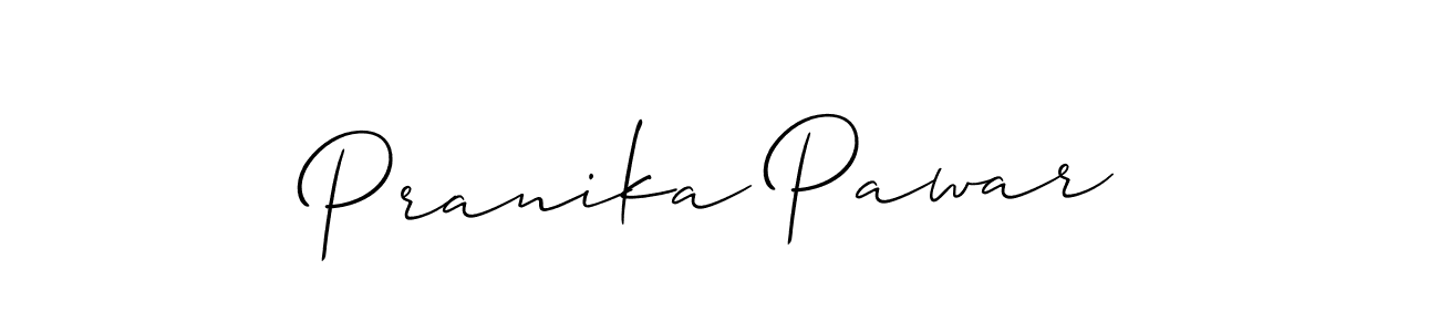 if you are searching for the best signature style for your name Pranika Pawar. so please give up your signature search. here we have designed multiple signature styles  using Allison_Script. Pranika Pawar signature style 2 images and pictures png