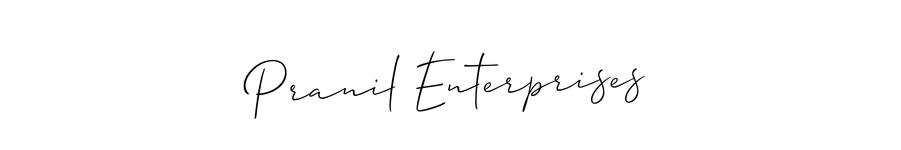 Once you've used our free online signature maker to create your best signature Allison_Script style, it's time to enjoy all of the benefits that Pranil Enterprises name signing documents. Pranil Enterprises signature style 2 images and pictures png