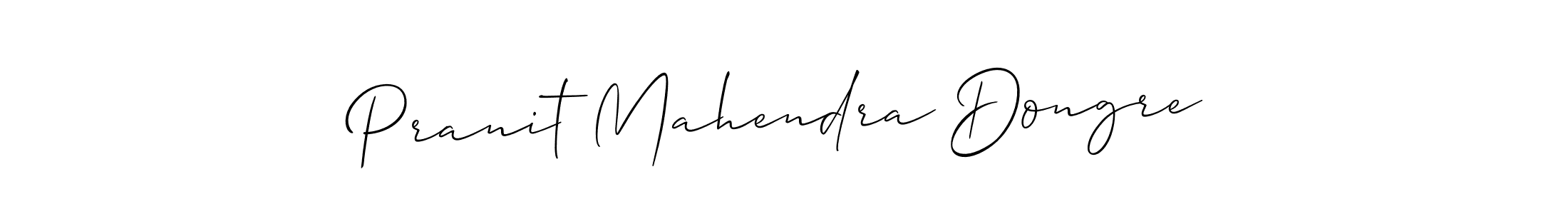 Create a beautiful signature design for name Pranit Mahendra Dongre. With this signature (Allison_Script) fonts, you can make a handwritten signature for free. Pranit Mahendra Dongre signature style 2 images and pictures png