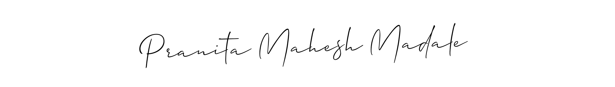 You can use this online signature creator to create a handwritten signature for the name Pranita Mahesh Madale. This is the best online autograph maker. Pranita Mahesh Madale signature style 2 images and pictures png