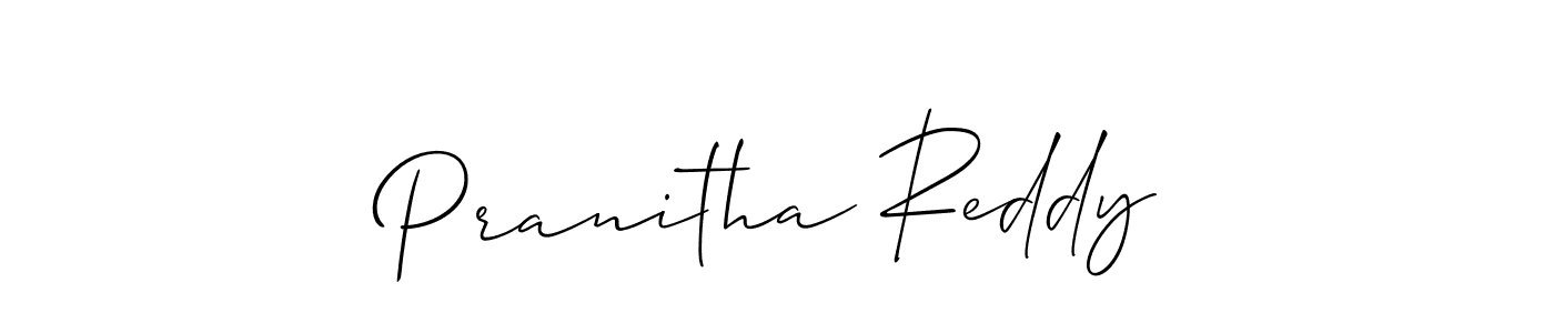 This is the best signature style for the Pranitha Reddy name. Also you like these signature font (Allison_Script). Mix name signature. Pranitha Reddy signature style 2 images and pictures png