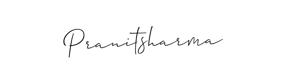 You can use this online signature creator to create a handwritten signature for the name Pranitsharma. This is the best online autograph maker. Pranitsharma signature style 2 images and pictures png