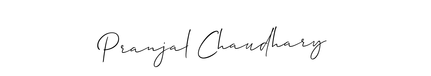 Make a beautiful signature design for name Pranjal Chaudhary. Use this online signature maker to create a handwritten signature for free. Pranjal Chaudhary signature style 2 images and pictures png
