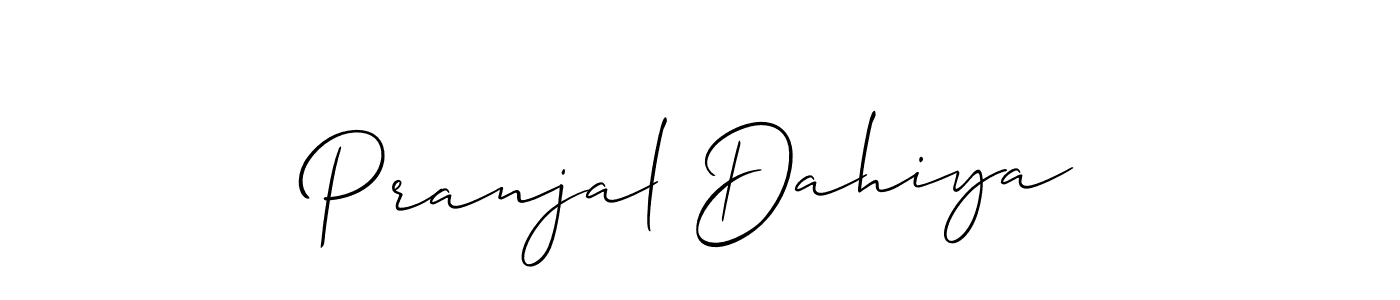 Pranjal Dahiya stylish signature style. Best Handwritten Sign (Allison_Script) for my name. Handwritten Signature Collection Ideas for my name Pranjal Dahiya. Pranjal Dahiya signature style 2 images and pictures png