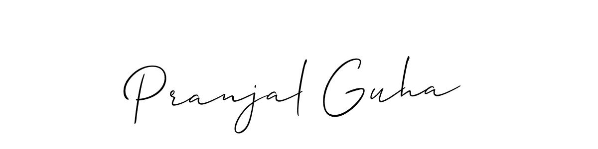 Here are the top 10 professional signature styles for the name Pranjal Guha. These are the best autograph styles you can use for your name. Pranjal Guha signature style 2 images and pictures png