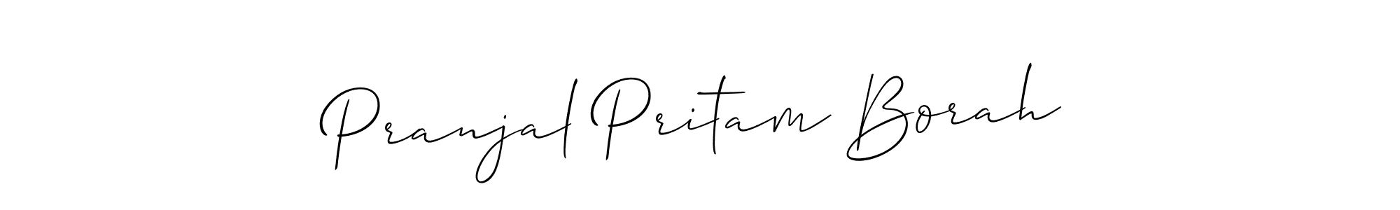 Make a beautiful signature design for name Pranjal Pritam Borah. Use this online signature maker to create a handwritten signature for free. Pranjal Pritam Borah signature style 2 images and pictures png