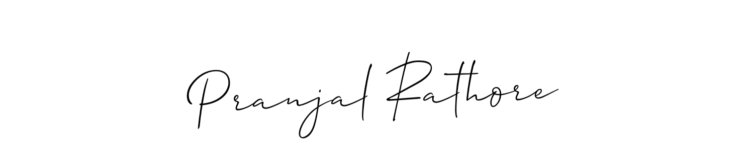 How to make Pranjal Rathore signature? Allison_Script is a professional autograph style. Create handwritten signature for Pranjal Rathore name. Pranjal Rathore signature style 2 images and pictures png