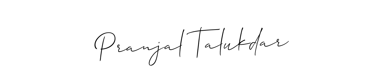 Make a beautiful signature design for name Pranjal Talukdar. Use this online signature maker to create a handwritten signature for free. Pranjal Talukdar signature style 2 images and pictures png