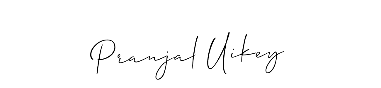 Best and Professional Signature Style for Pranjal Uikey. Allison_Script Best Signature Style Collection. Pranjal Uikey signature style 2 images and pictures png