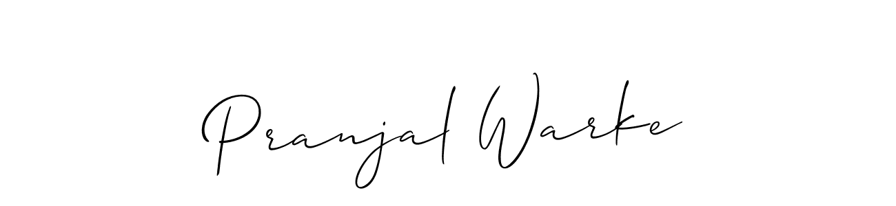 Best and Professional Signature Style for Pranjal Warke. Allison_Script Best Signature Style Collection. Pranjal Warke signature style 2 images and pictures png