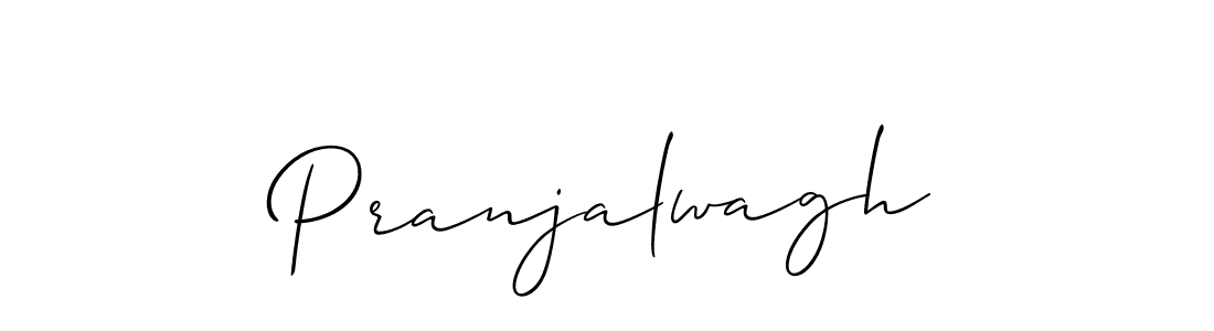 Also we have Pranjalwagh name is the best signature style. Create professional handwritten signature collection using Allison_Script autograph style. Pranjalwagh signature style 2 images and pictures png