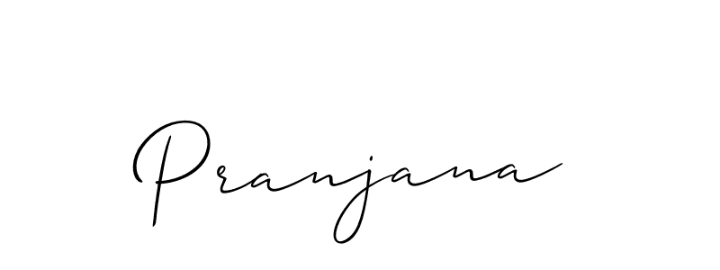 How to make Pranjana signature? Allison_Script is a professional autograph style. Create handwritten signature for Pranjana name. Pranjana signature style 2 images and pictures png