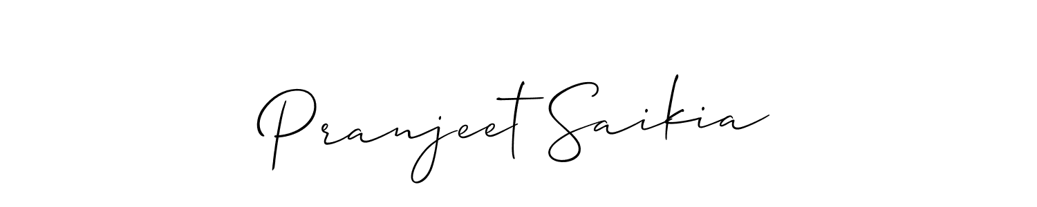 How to Draw Pranjeet Saikia signature style? Allison_Script is a latest design signature styles for name Pranjeet Saikia. Pranjeet Saikia signature style 2 images and pictures png