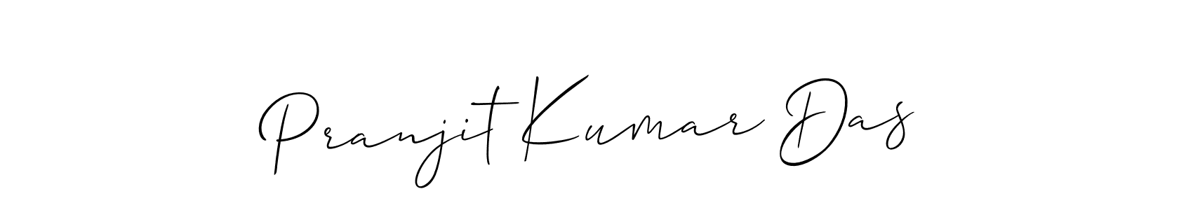 Design your own signature with our free online signature maker. With this signature software, you can create a handwritten (Allison_Script) signature for name Pranjit Kumar Das. Pranjit Kumar Das signature style 2 images and pictures png