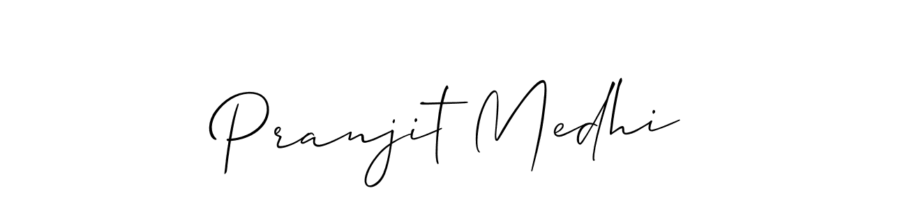 How to Draw Pranjit Medhi signature style? Allison_Script is a latest design signature styles for name Pranjit Medhi. Pranjit Medhi signature style 2 images and pictures png