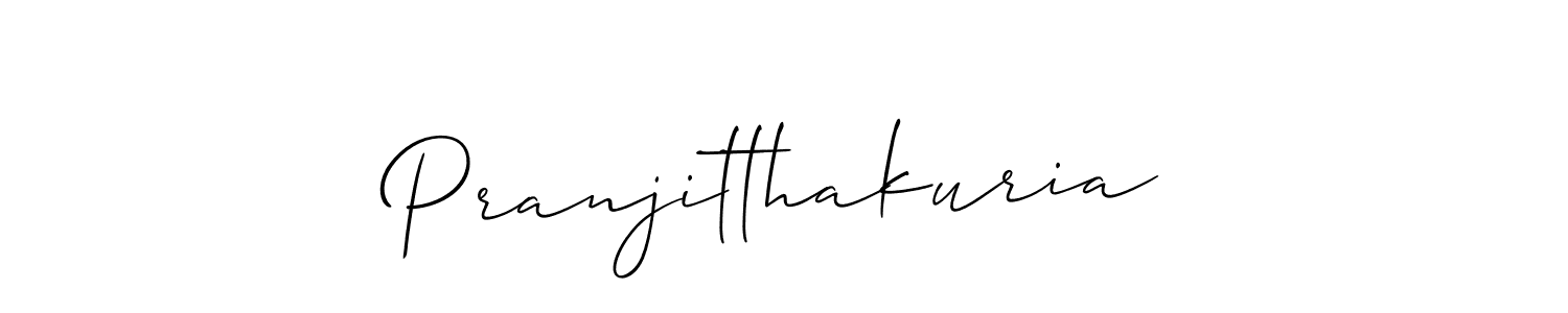 You can use this online signature creator to create a handwritten signature for the name Pranjitthakuria. This is the best online autograph maker. Pranjitthakuria signature style 2 images and pictures png
