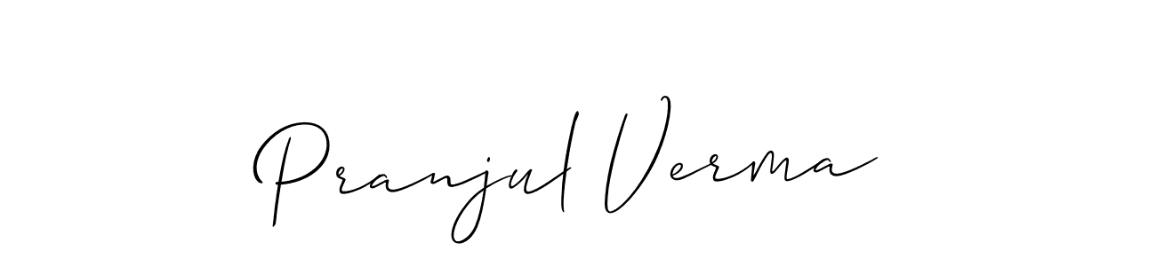 Make a beautiful signature design for name Pranjul Verma. Use this online signature maker to create a handwritten signature for free. Pranjul Verma signature style 2 images and pictures png