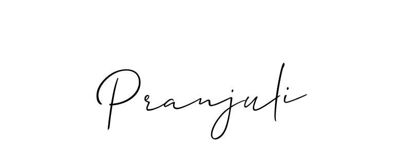 Make a beautiful signature design for name Pranjuli. Use this online signature maker to create a handwritten signature for free. Pranjuli signature style 2 images and pictures png