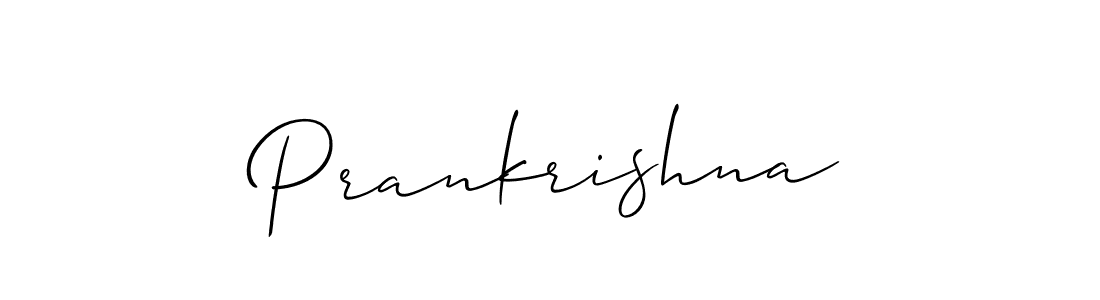 You should practise on your own different ways (Allison_Script) to write your name (Prankrishna) in signature. don't let someone else do it for you. Prankrishna signature style 2 images and pictures png