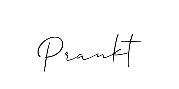 Create a beautiful signature design for name Prankt. With this signature (Allison_Script) fonts, you can make a handwritten signature for free. Prankt signature style 2 images and pictures png