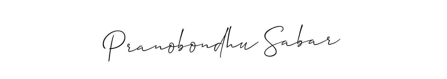 This is the best signature style for the Pranobondhu Sabar name. Also you like these signature font (Allison_Script). Mix name signature. Pranobondhu Sabar signature style 2 images and pictures png